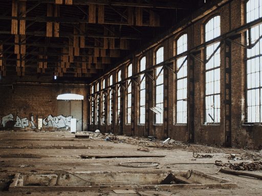 brown wooden log inside building